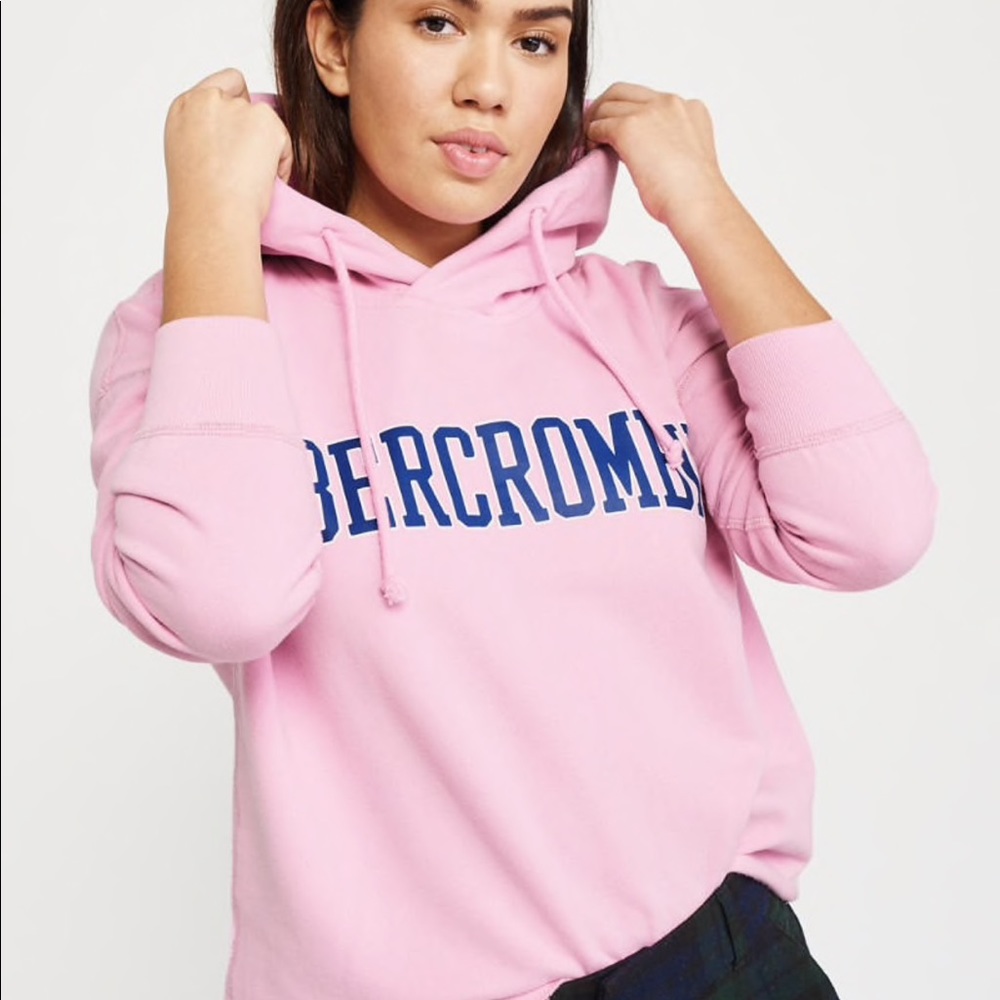 Abercrombie & Fitch Logo cut off hoodie - Picture 2 of 4